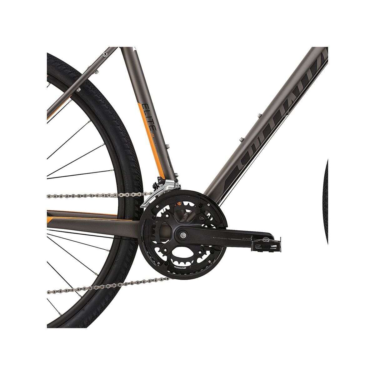 Specialized Crosstrail Elite Disc, satin gunmetal/orange/black - Bild 3