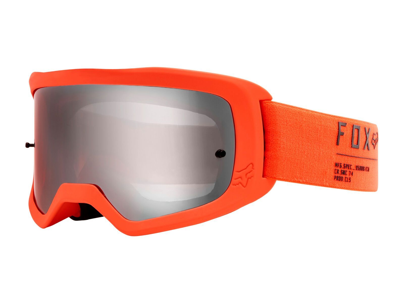 Fox Main Gain Goggle Spark, fluorescent orange/Lens: spark chrome mirror - Bild 1