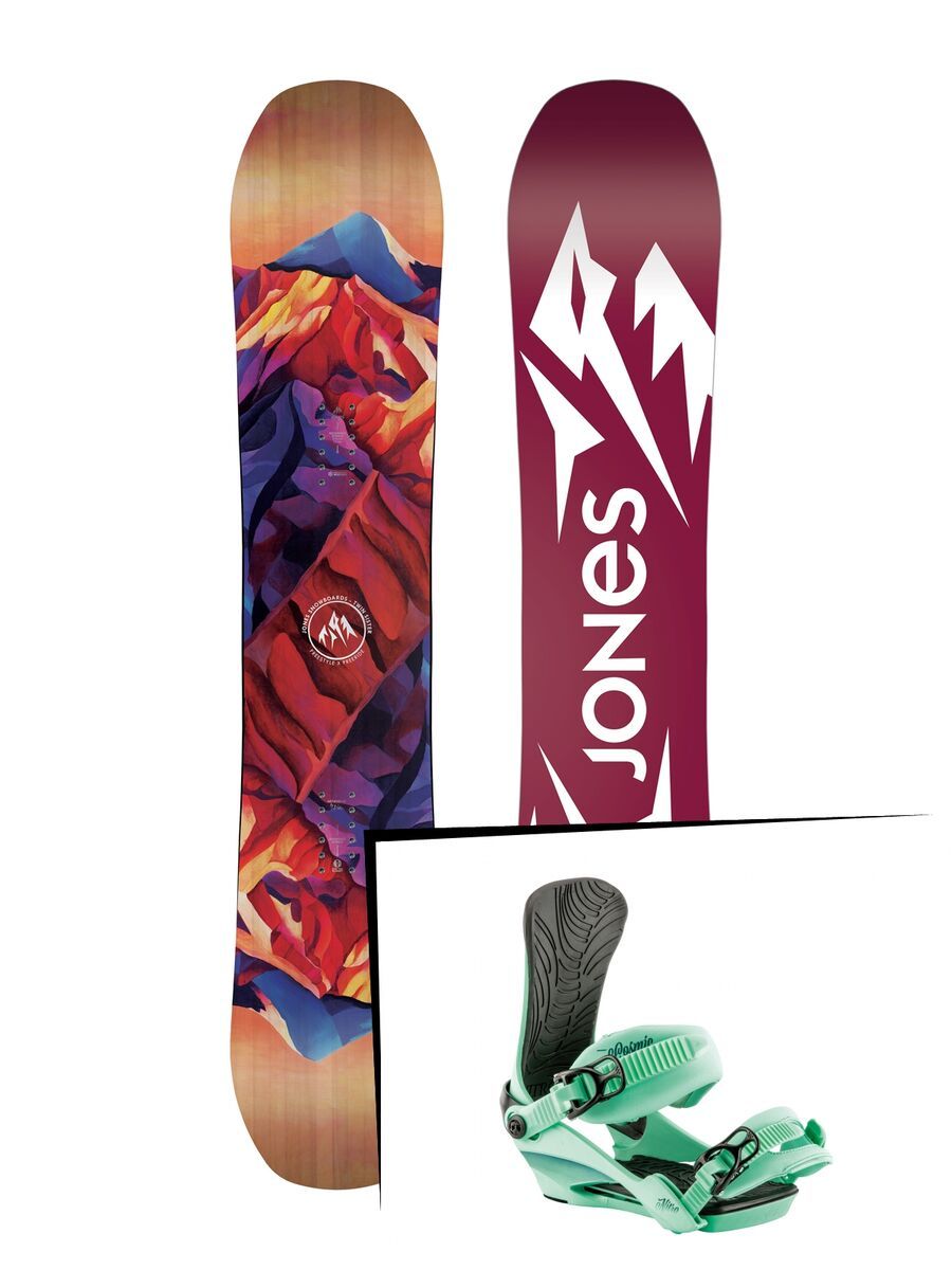 Set: Jones Twin Sister 2019 + Nitro Cosmic muted brights series coral - Bild 1