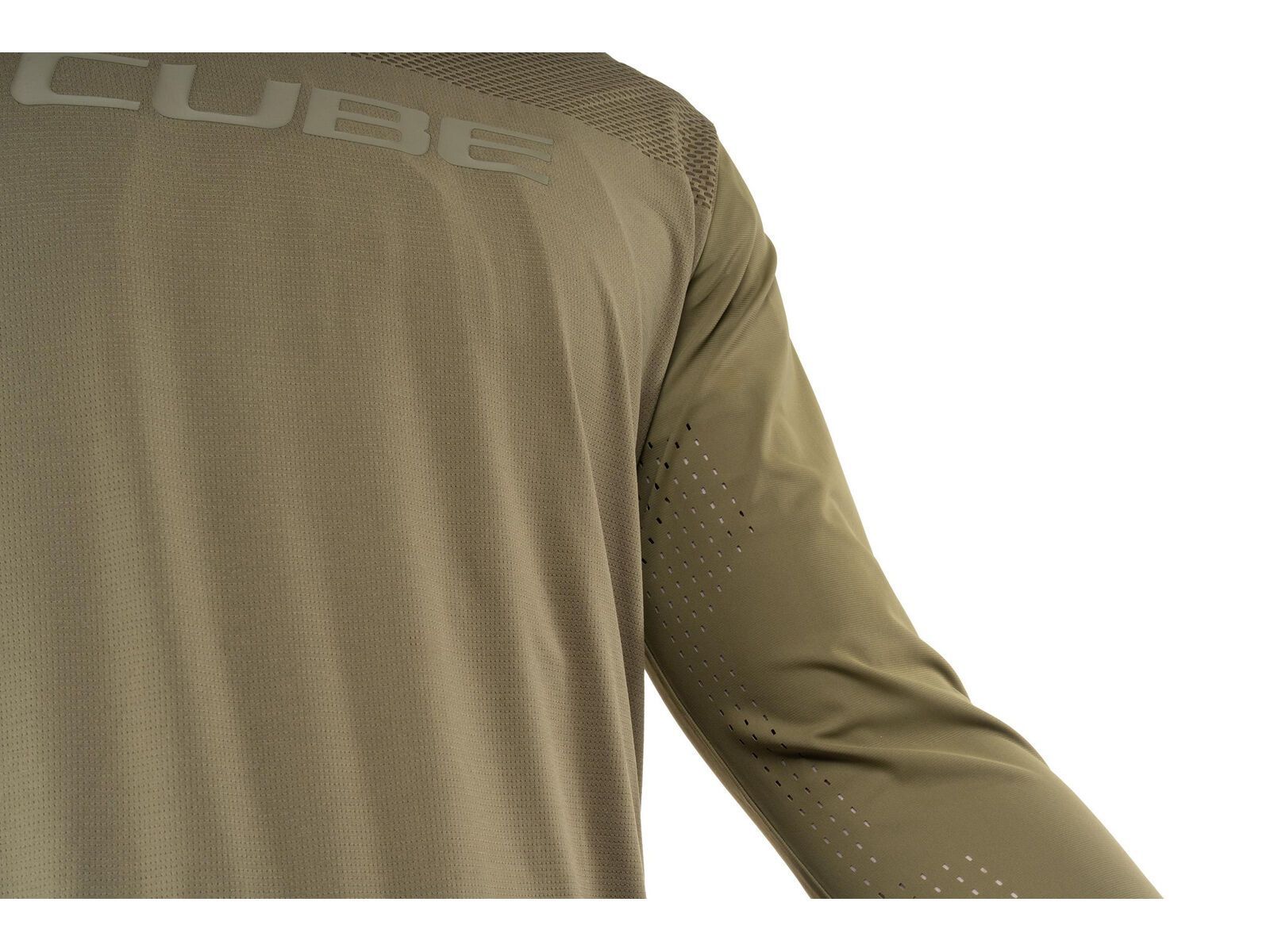 Cube MTB Rundhalstrikot Pro TM langarm, olive - Bild 4