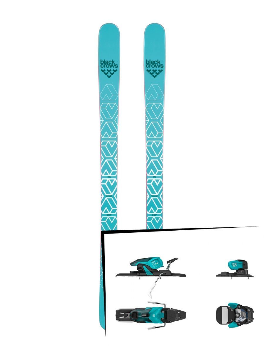 Set: Black Crows Captis Birdie 2019 + Salomon Warden 11 turquoise/black - Bild 1