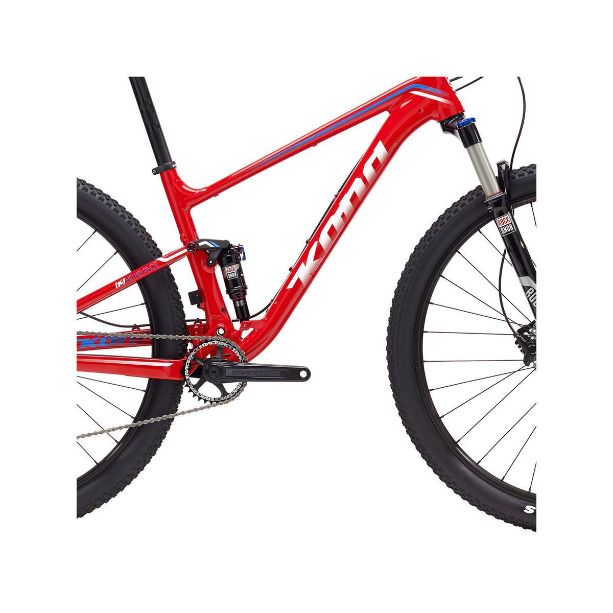 Kona Hei Hei Race, gloss red/white/blue - Bild 3