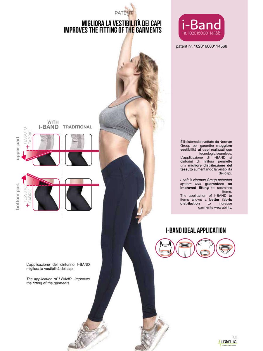 Iron-ic Techno Fleece Leggings Thermic - Women, black - Bild 4