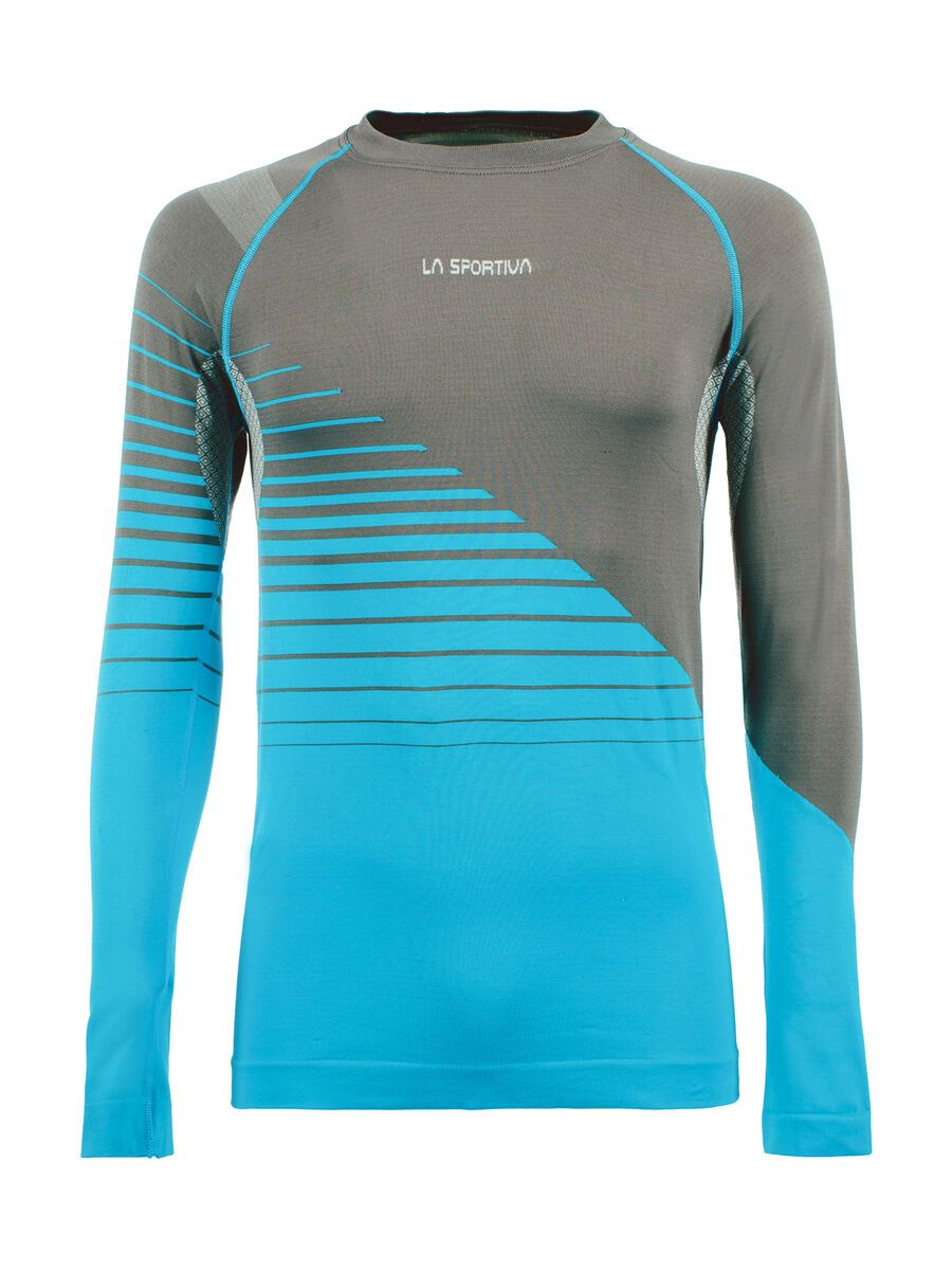 La Sportiva Artic Long Sleeve M, carbon/tropic blue - Bild 1