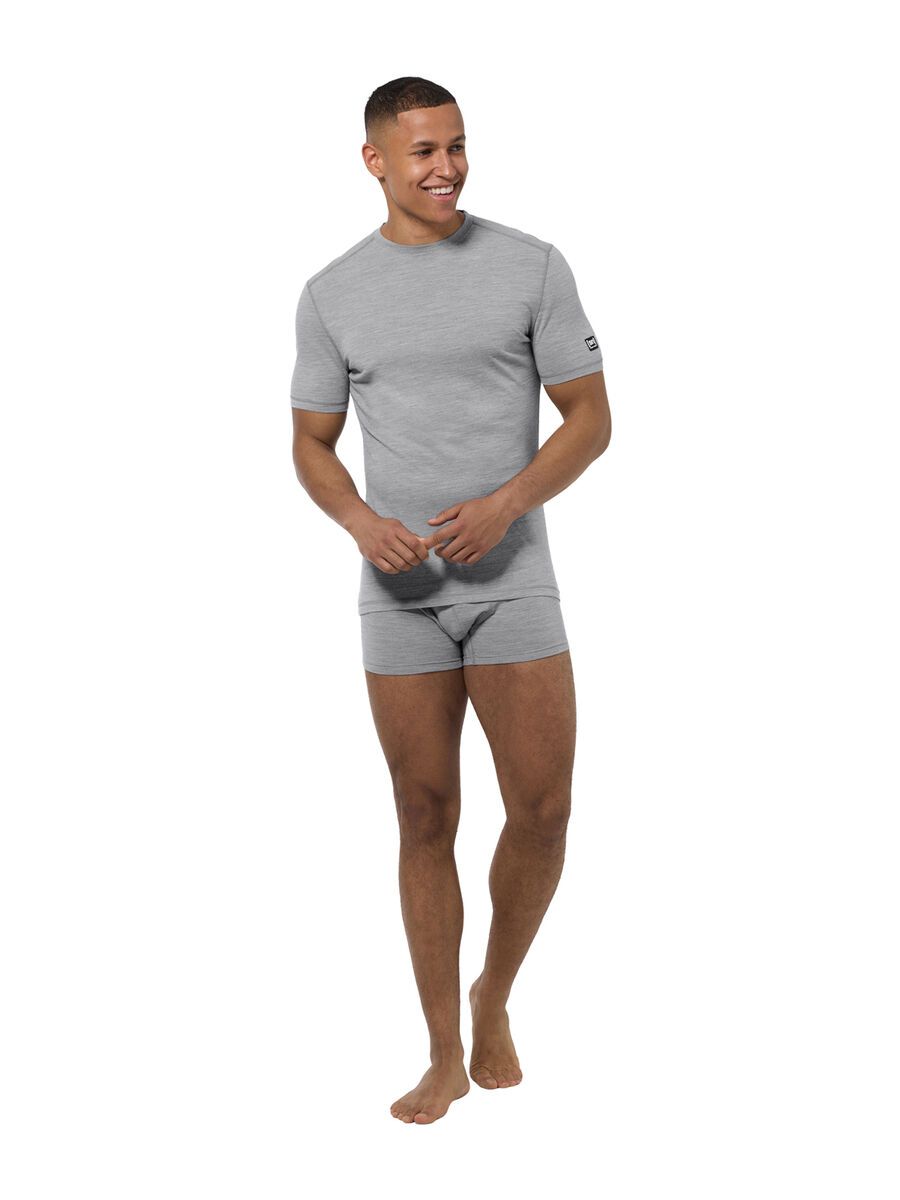 super.natural Tundra175 Boxer Herren, cashmere grey melange - Bild 3