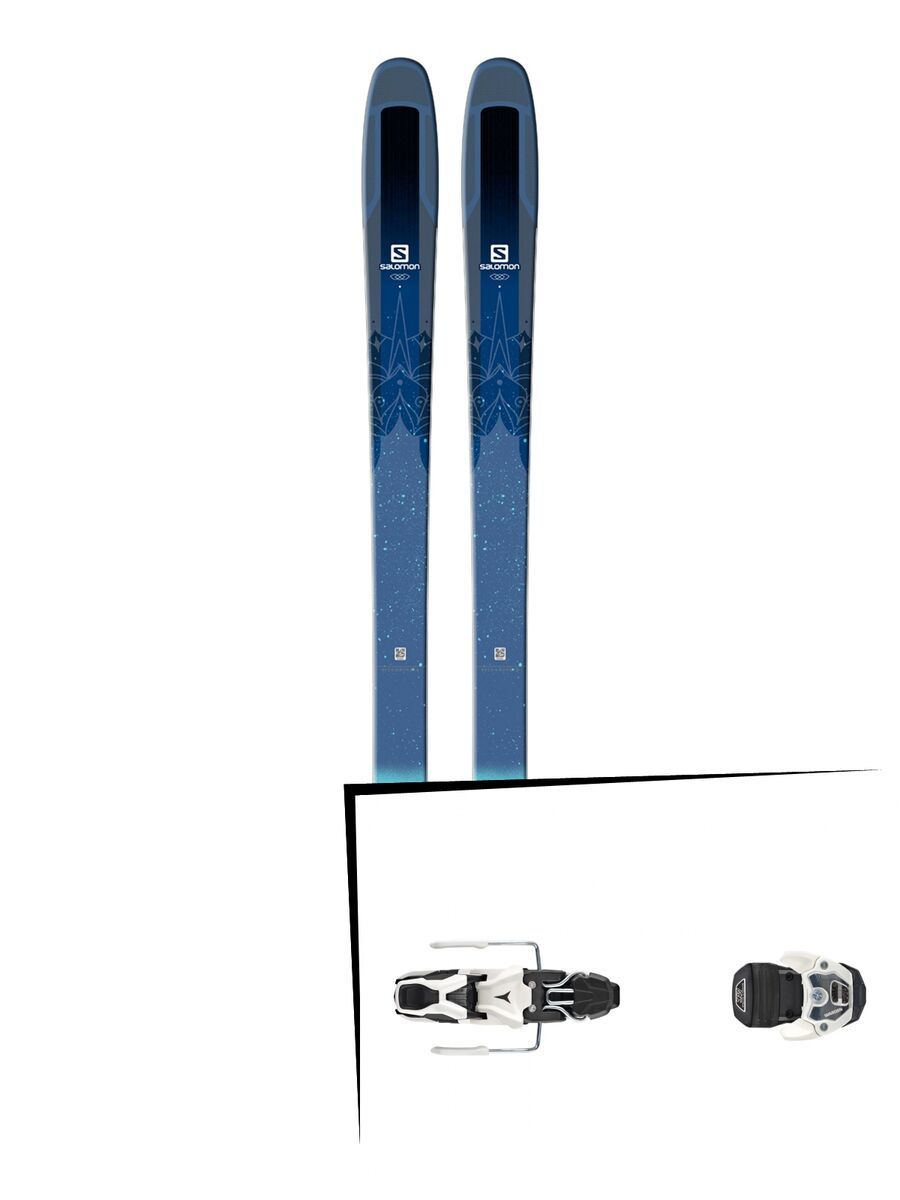 Set: Salomon QST Lux 92 2018 + Atomic Warden MNC 11 white - Bild 1