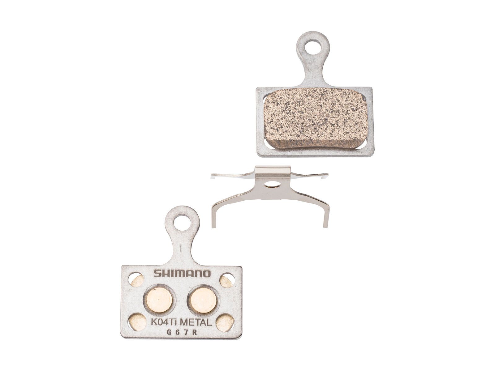 Shimano K04Ti Metall Scheibenbremsbelag - Bild 1