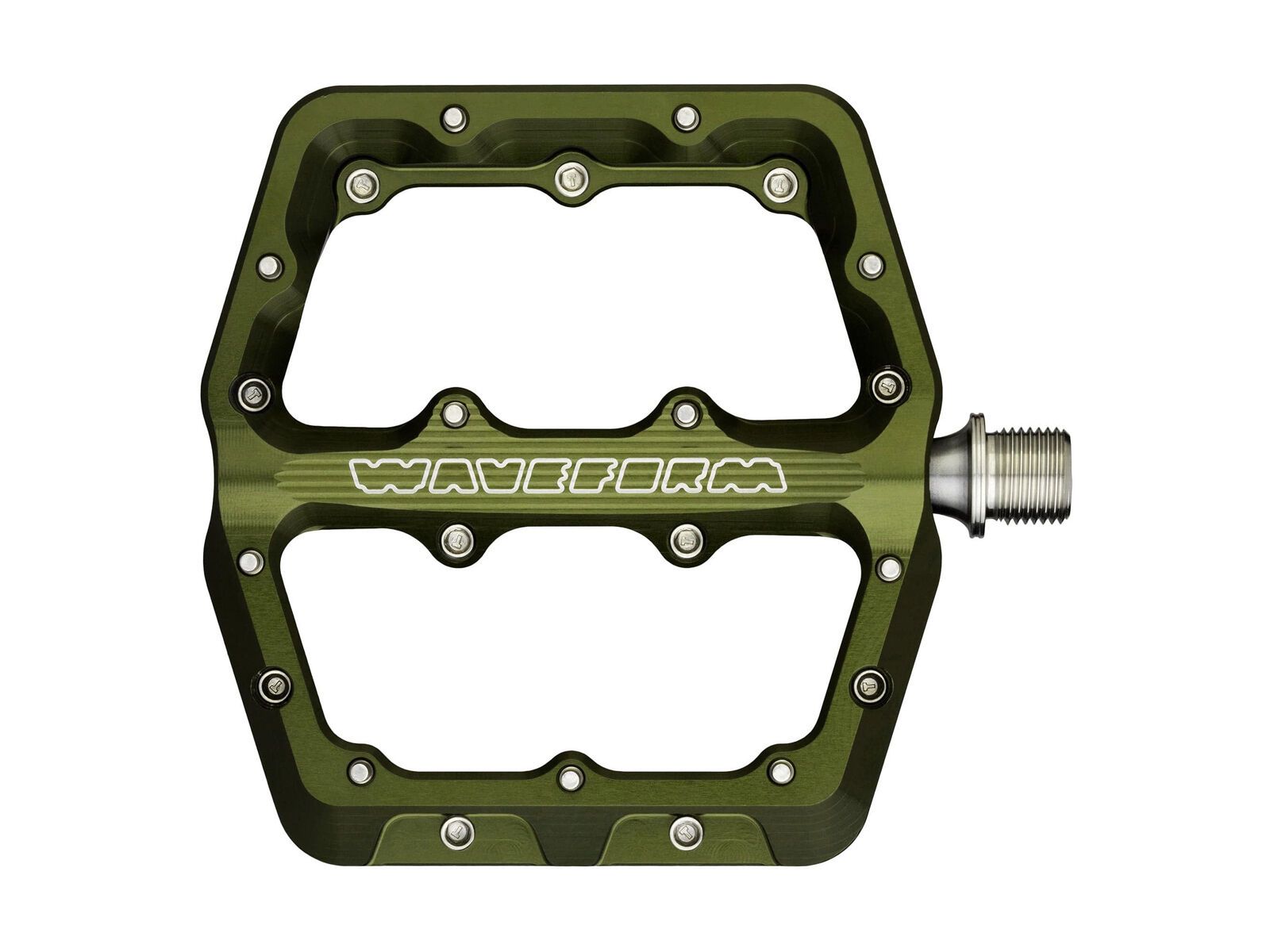Wolf Tooth Waveform Aluminium Pedals - Large, olive - Bild 1