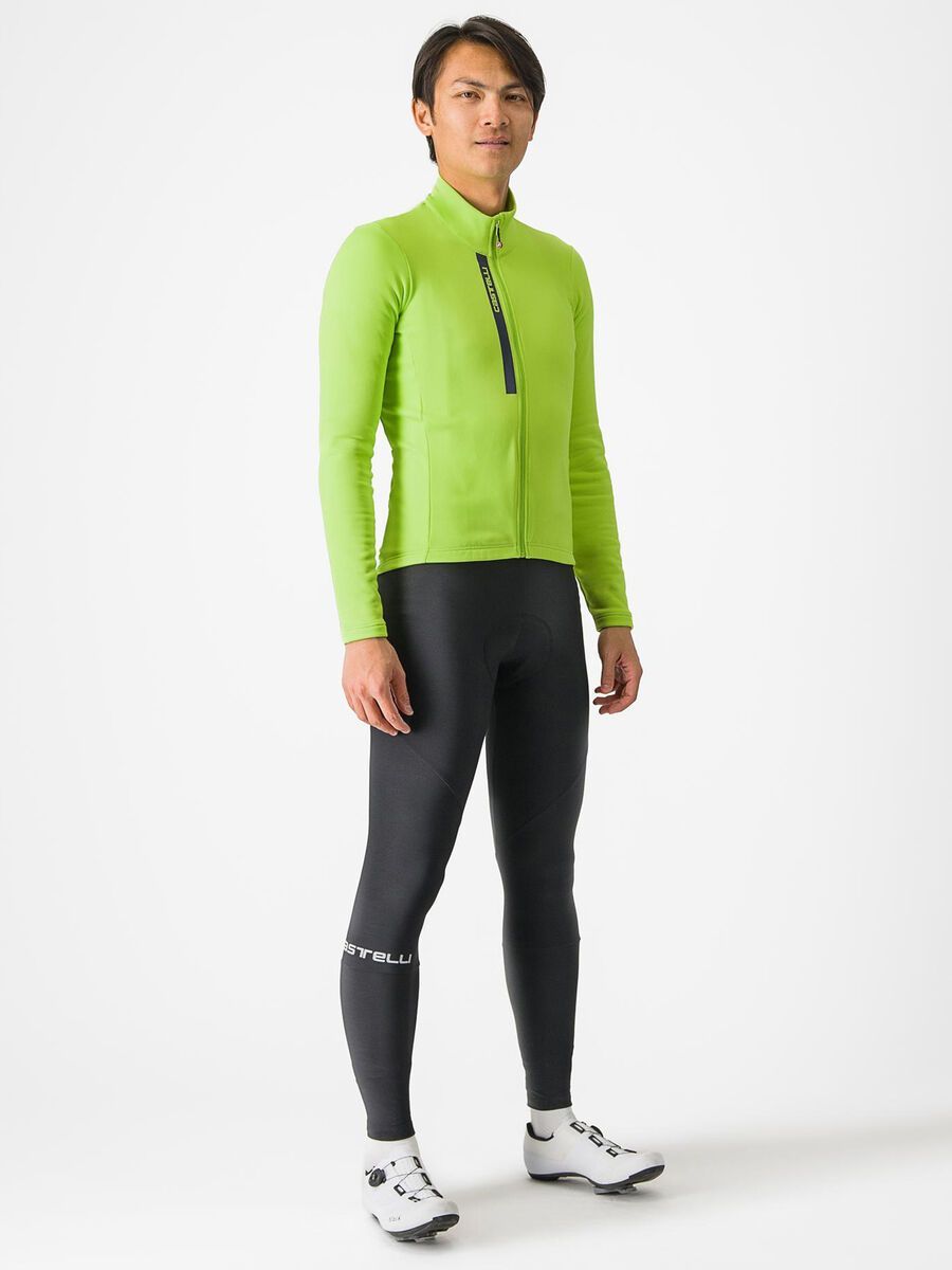 Castelli Entrata Thermal Jersey, electric lime/dark gray - Bild 6