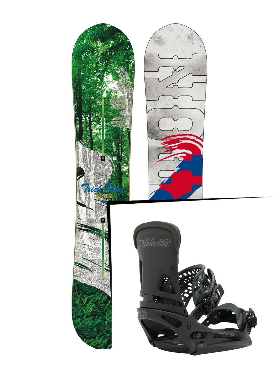 Burton Set: Trick Pony Wide 2016 + Burton Malavita EST - Bild 1