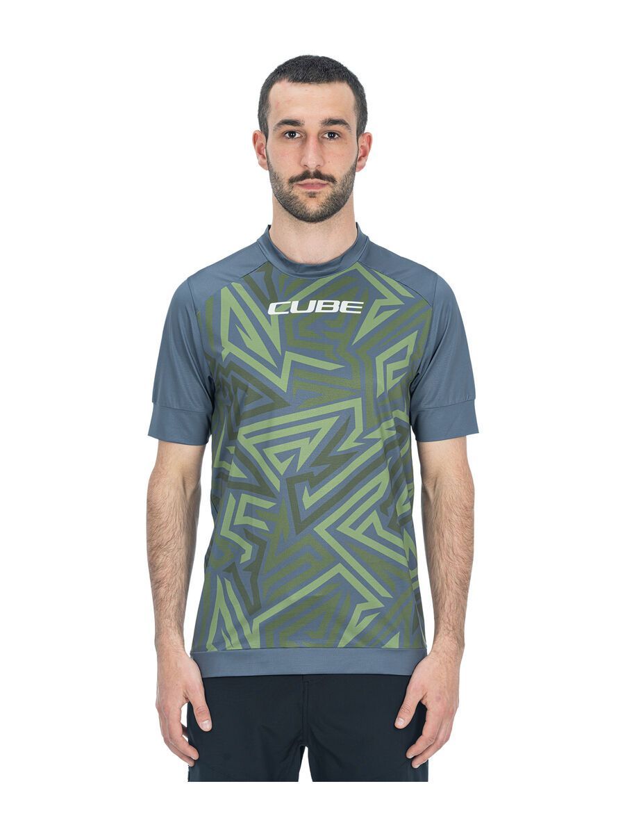 Cube ATX Rundhalstrikot TM kurzarm, olive´n´grey - Bild 2