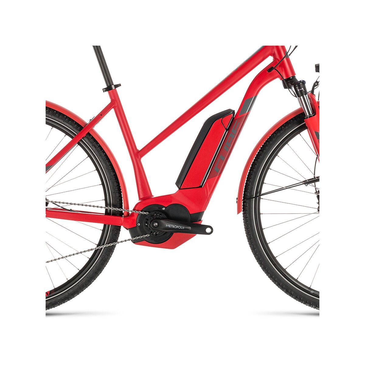 Cube Cross Hybrid Pro Allroad 400 Trapeze, red´n´grey - Bild 3
