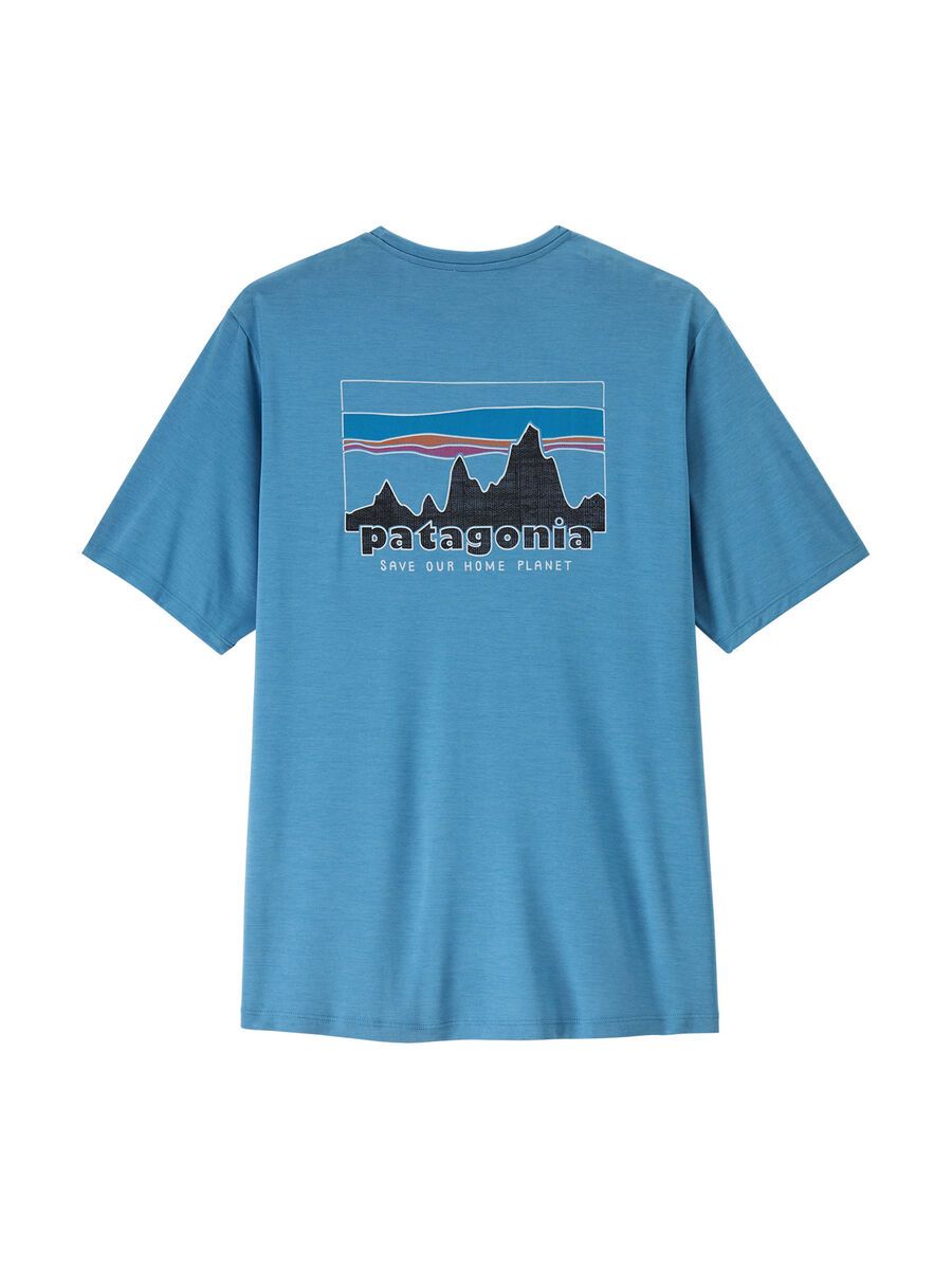 Patagonia Men's Cap Cool Daily Shirt - '73 Skyline, shore blue/light shore blue x-dye - Bild 2
