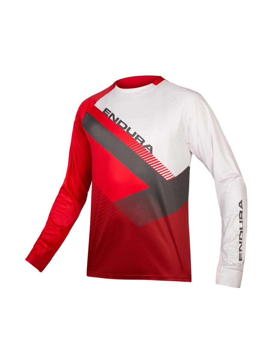 Endura MT500 L/S Print Tee Danny, rot - Bild 1