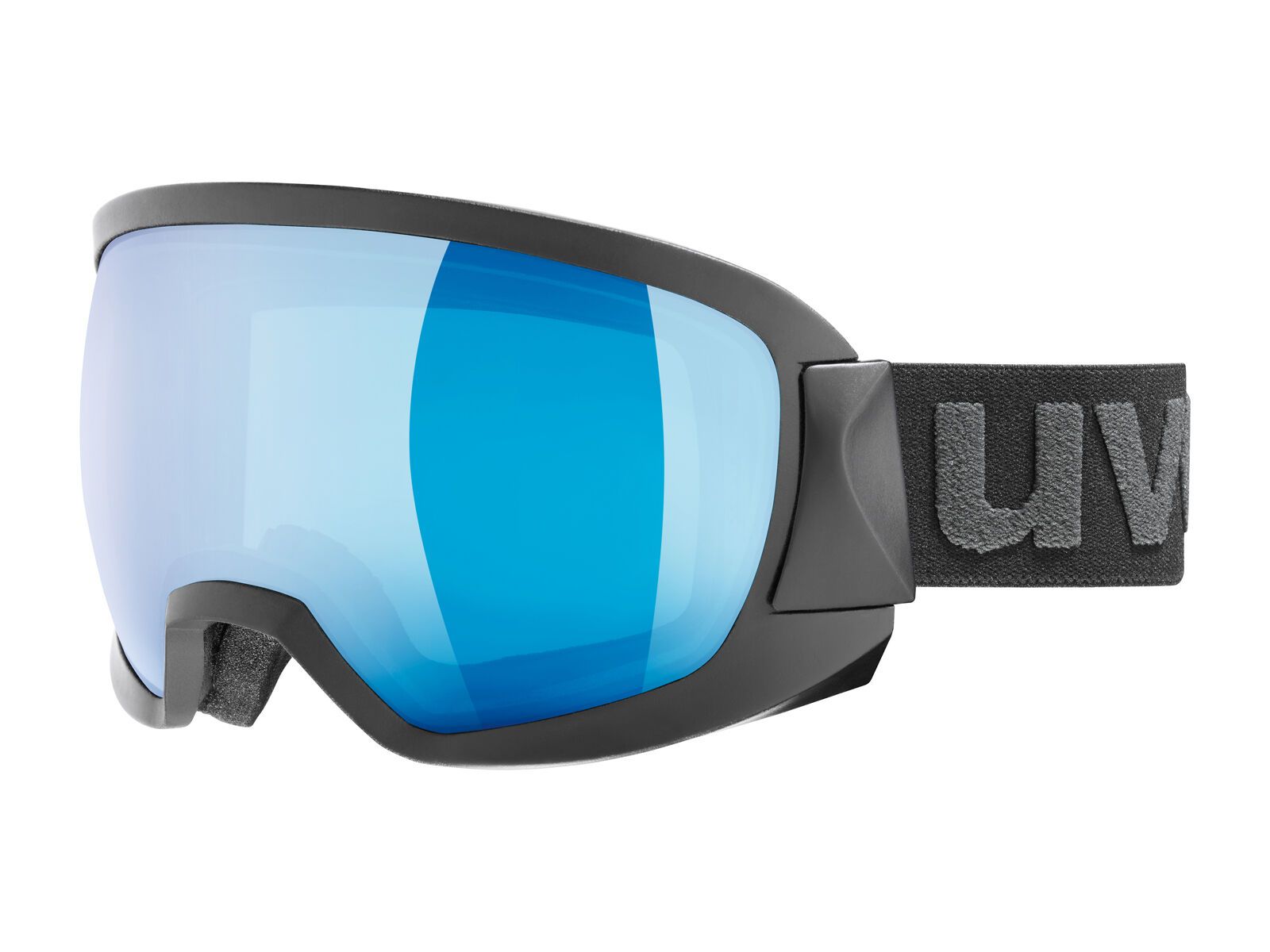 uvex contest FM, black mat/Lens: mirror blue - Bild 1