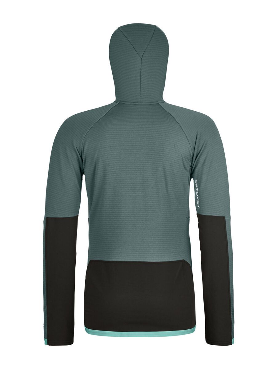 Ortovox Merino Fleece Rib Hoody W, dark arctic grey - Bild 2