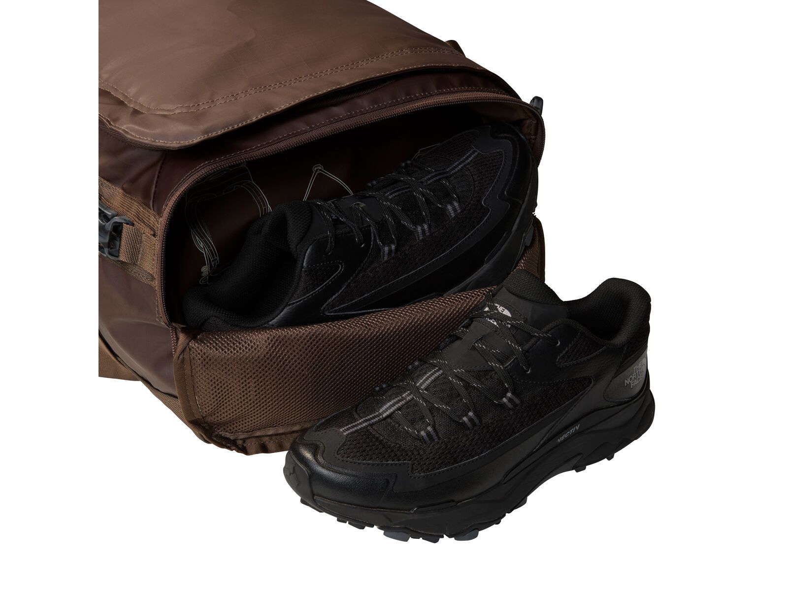 The North Face Base Camp Voyager Duffel 42L, smokey brown/khaki ston - Bild 6