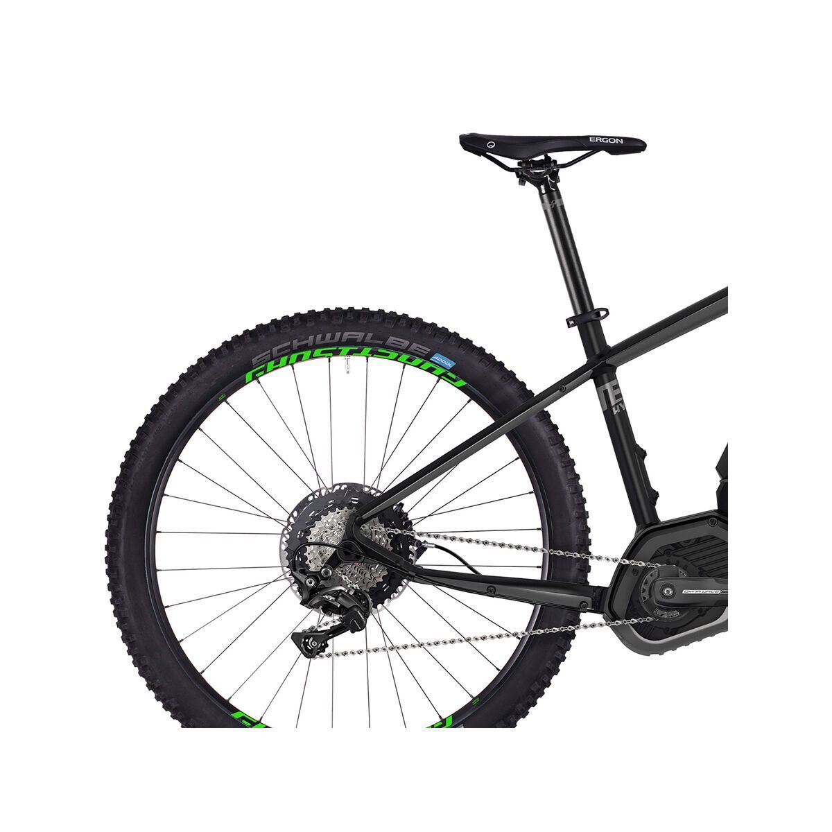 Ghost Hybride Teru B7.7+ AL, night black/urban gray/neon green - Bild 6