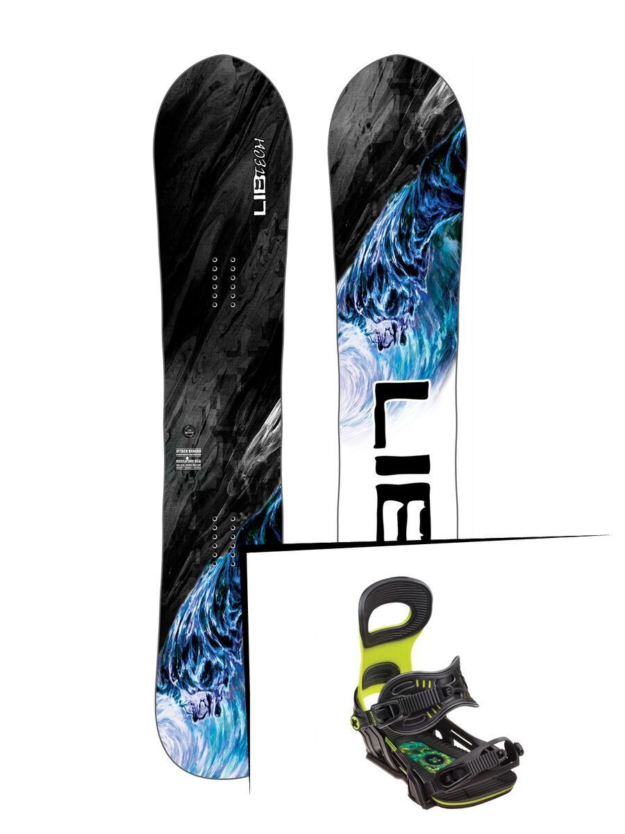 Set: Lib Tech Attack Banana 2019 + Bent Metal Transfer (2260307S) - Bild 1