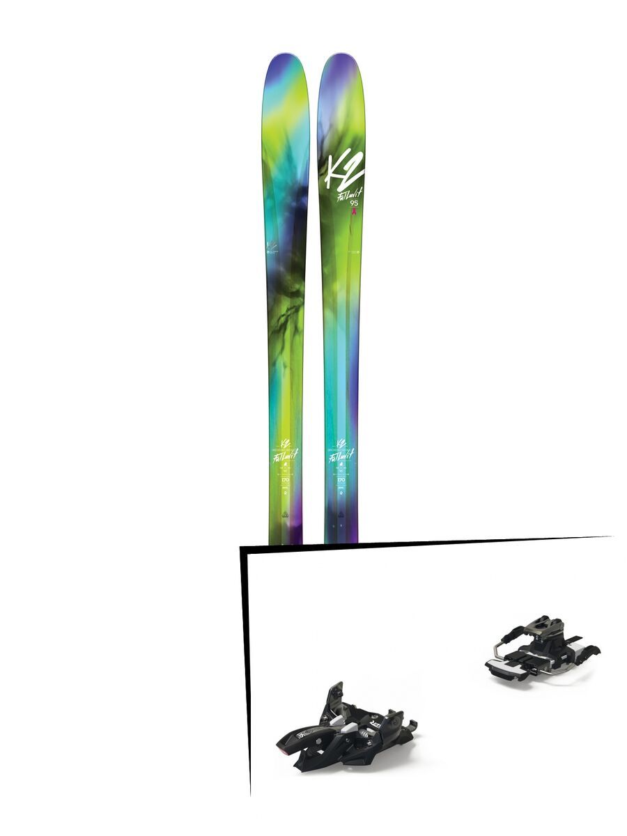 Set: K2 SKI FulLUVit 95 2017 + Marker Alpinist 9 Long Travel (2319307) - Bild 1