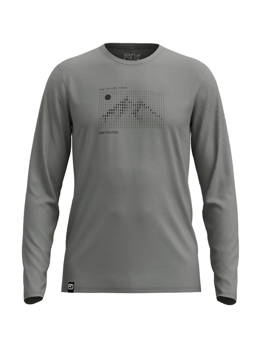 Ortovox 185 Merino Sunrise LS M, dark sage - Bild 1