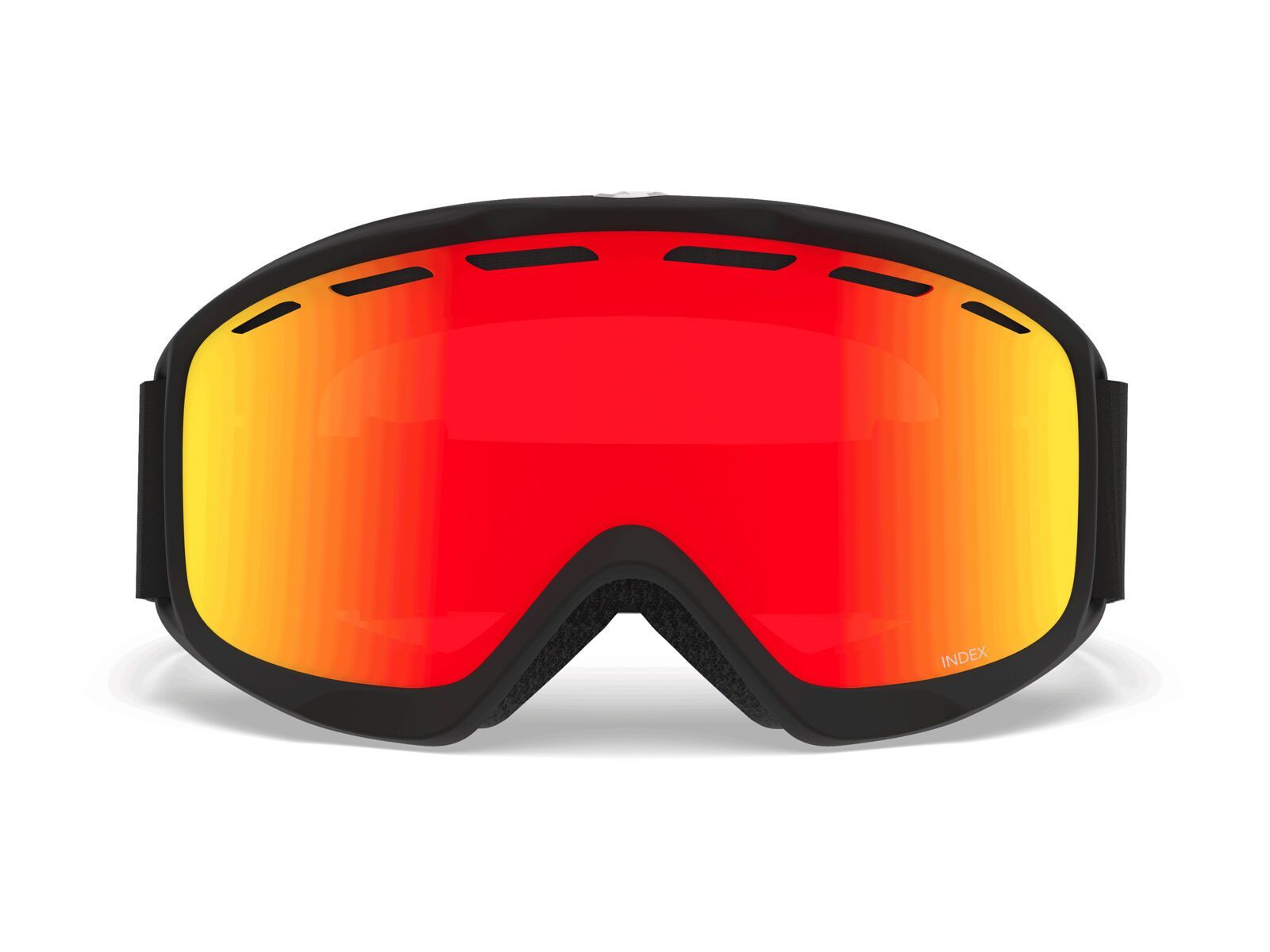 Giro Index, black wordmark/Lens: vivid ember - Bild 3