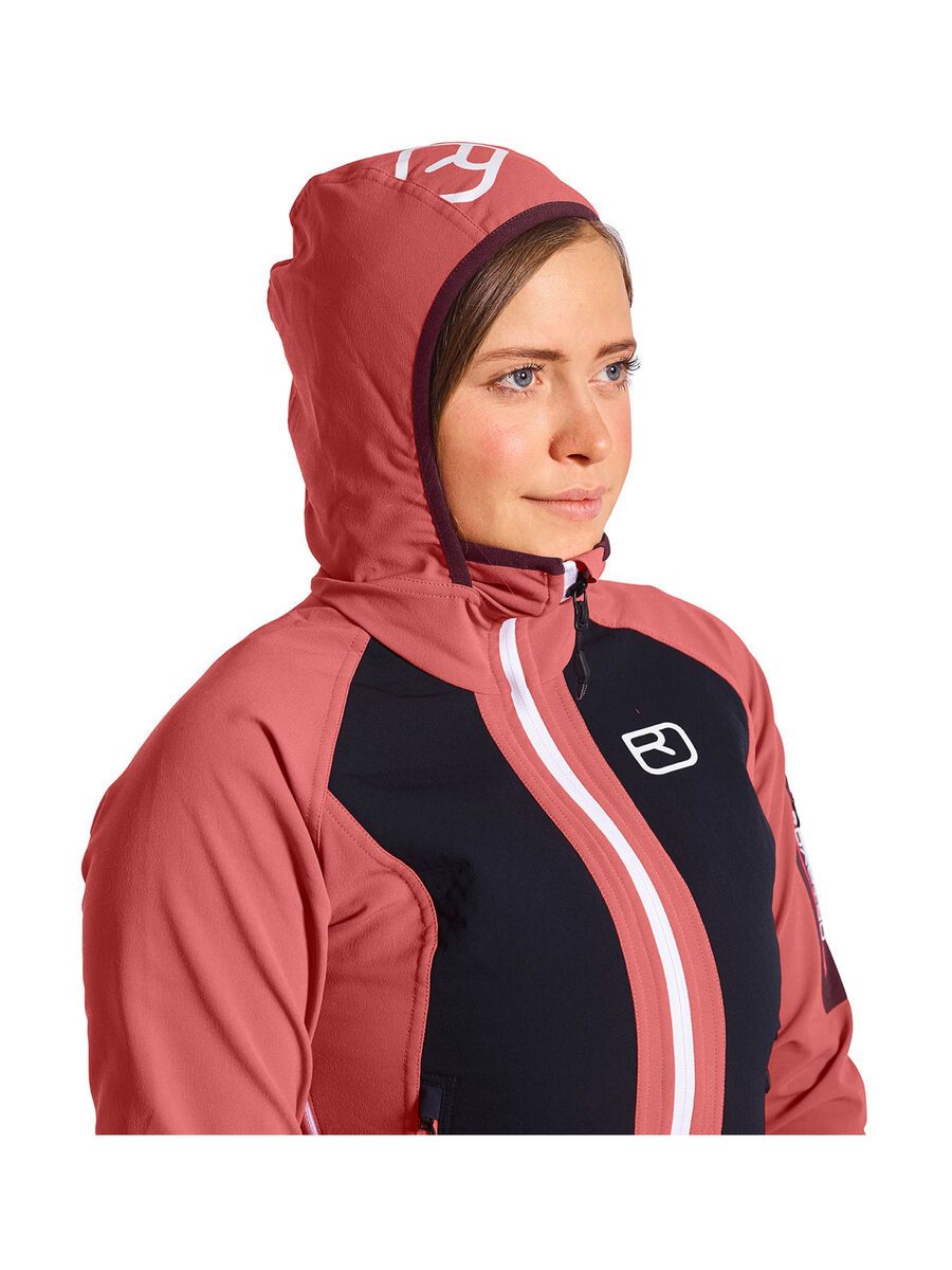 Ortovox Merino Naturtec Light Col Becchei Jacket W, blush - Bild 4