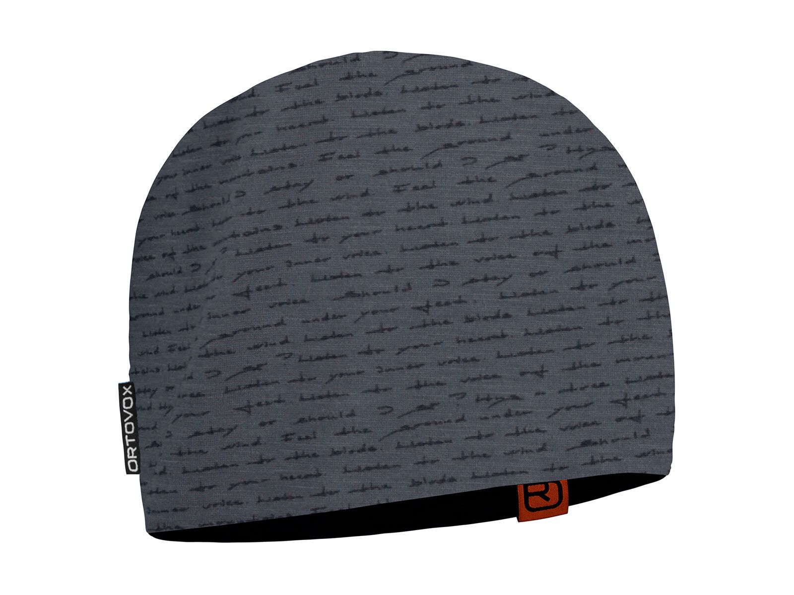 Ortovox 120 Tec Print Beanie, black steel - Bild 1