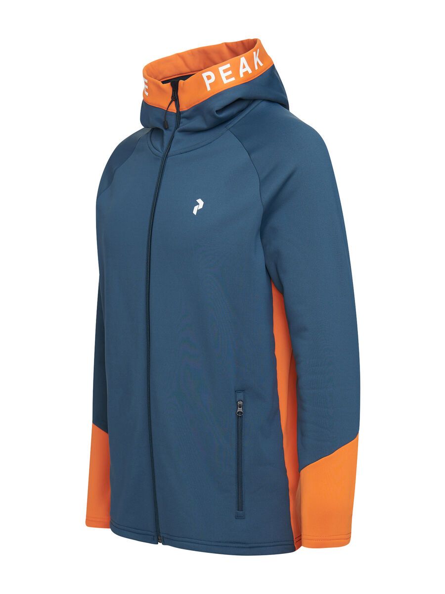 Peak Performance Rider Zip Hood, blue steel - Bild 3