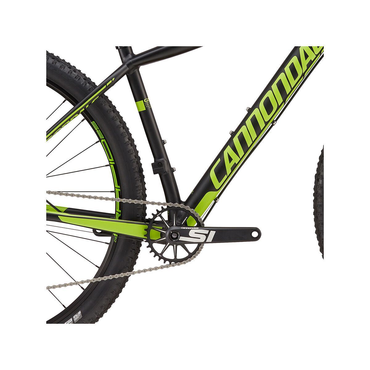 Cannondale F-SI 1 27.5, jet black w/ berzerker green, matte - BBQ - Bild 3