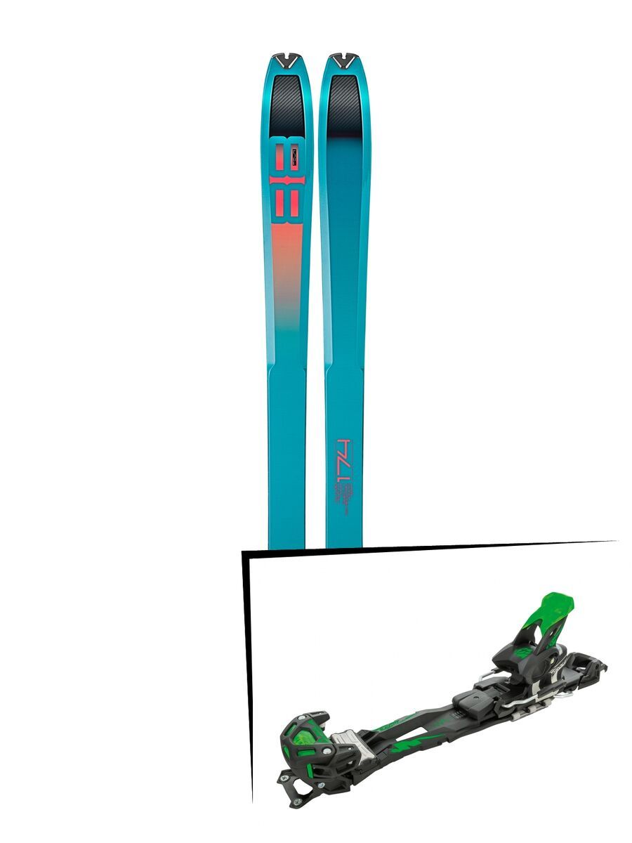 Set: Dynafit Tour 88 Women 2018 + Tyrolia Adrenalin 16 solid black flash green - Bild 1