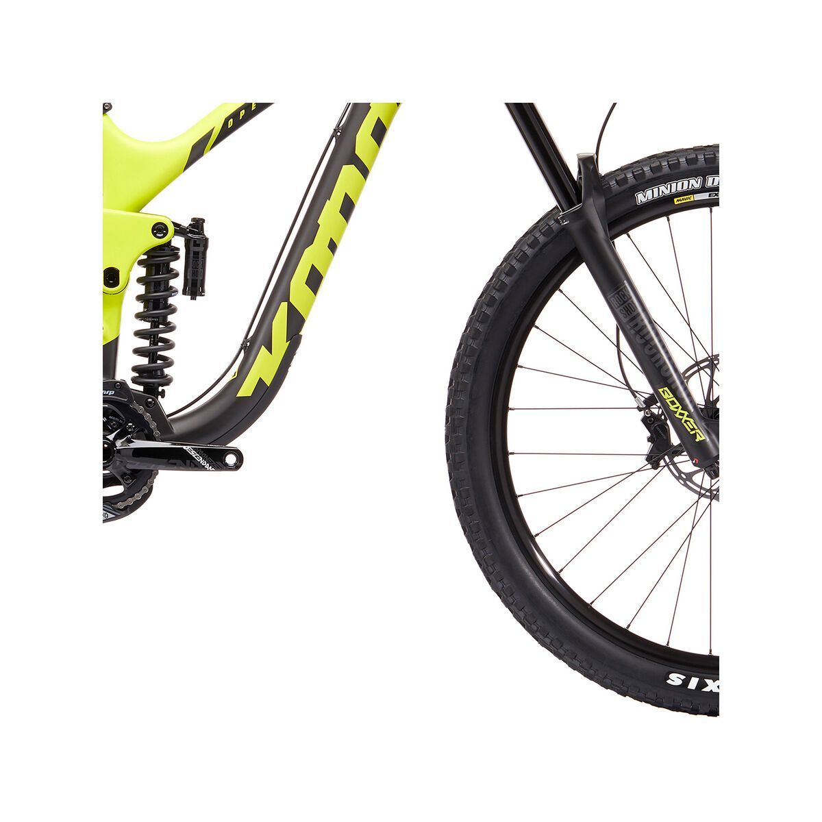 Kona Operator CR, matt yellow & charcoal w/ yellow, black, & charcoal decals - Bild 4