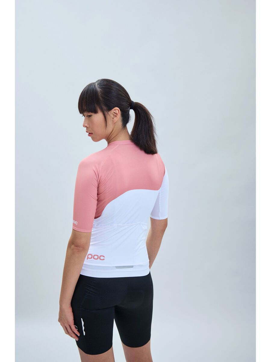 POC W's Essential Road Jersey Print, hydrogen white/rock salt - Bild 5