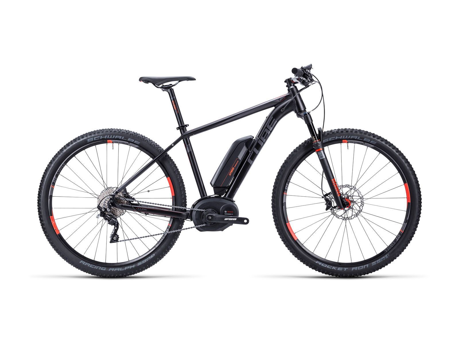 *** 2. Wahl *** BIKER-BOARDER TESTBIKE 26 Cube Reaction Hybrid HPA SL 29 2015, 19 Zoll, black anodized - E-Bike | - Bild 1