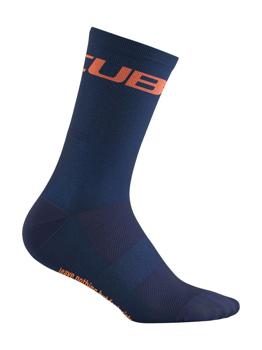 Cube Socke High Cut Blackline, blue´n´orange - Bild 1