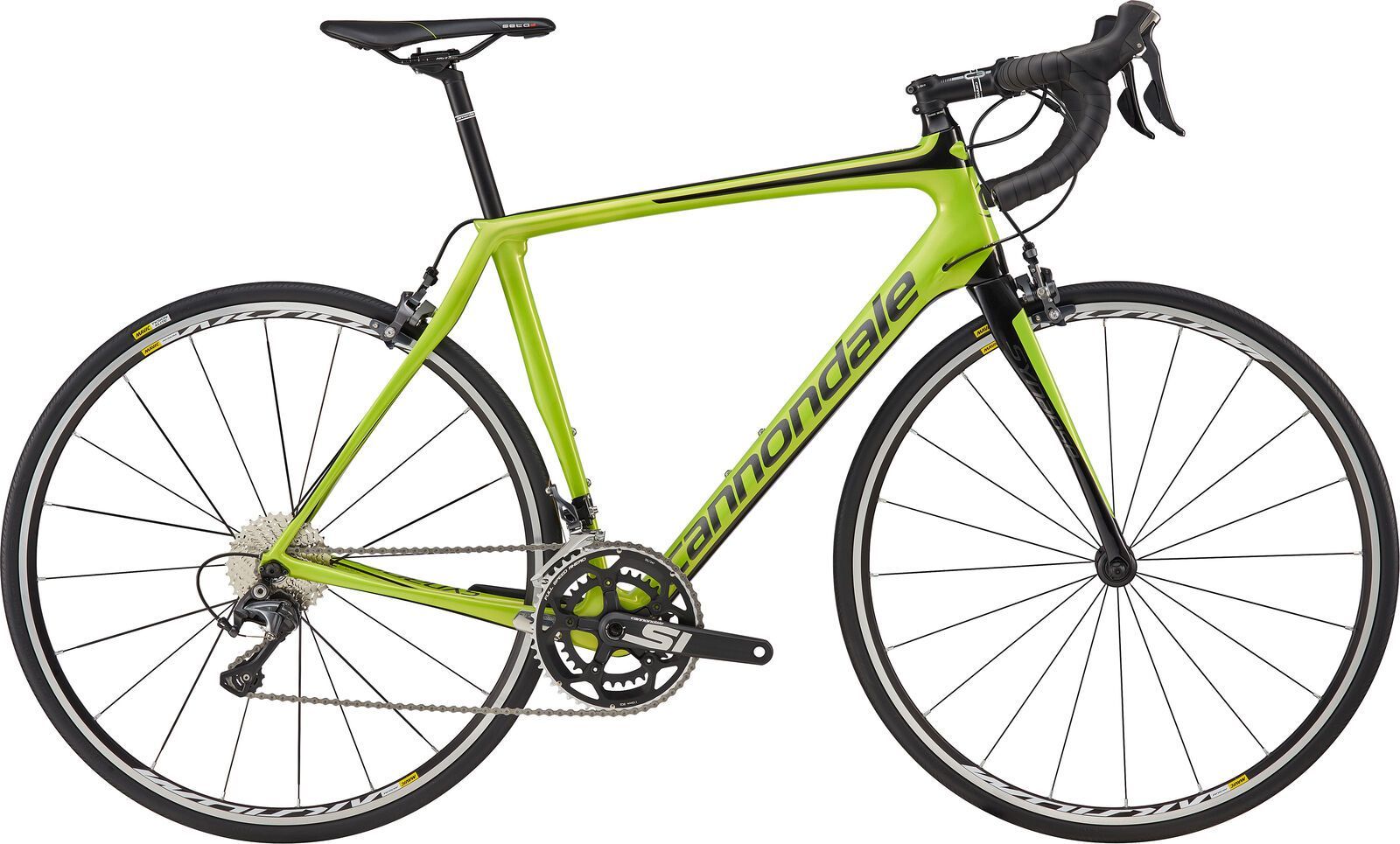 Cannondale Synapse Carbon Ultegra, acid green w/ jet black and charcoal gray, gloss - AGR - Bild 1
