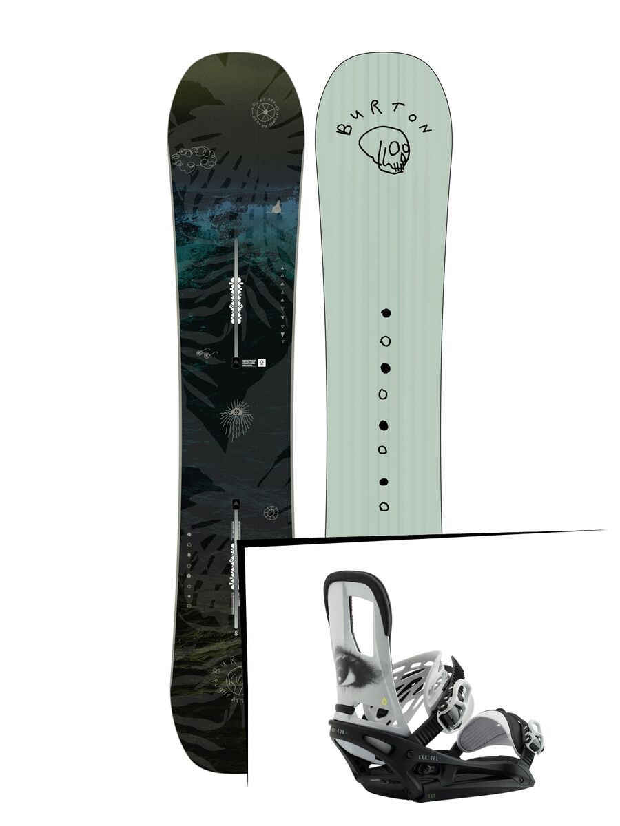 Set: Burton Flight Attendant 2019 + Burton Cartel EST all eyez - Bild 1