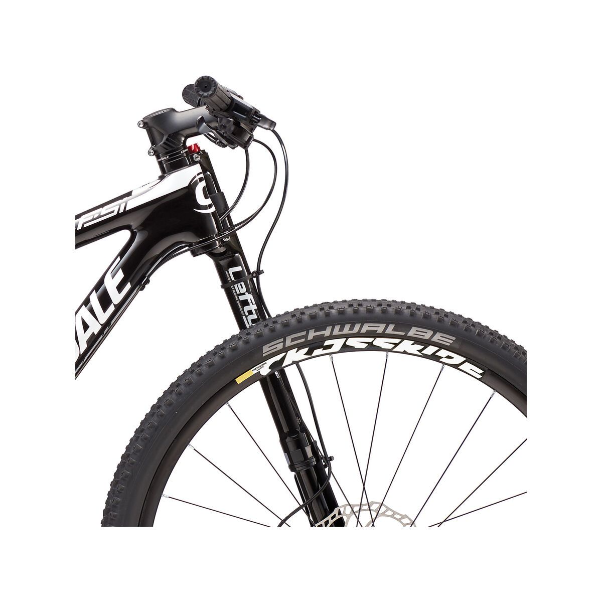 Cannondale F-SI Carbon 3 27.5, jet black w/ magnesium white and fine silver, gloss - Bild 5