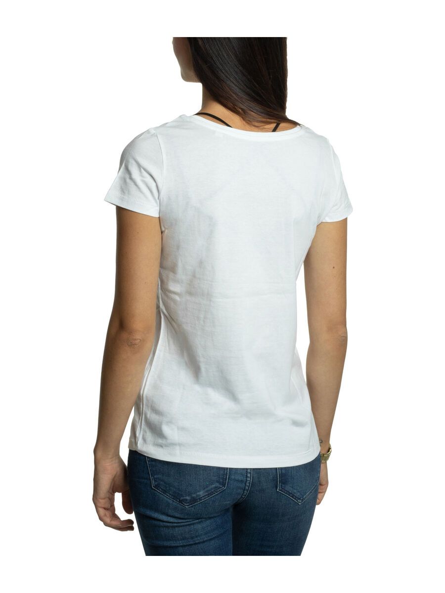 BIKER-BOARDER Strassenschlacht T-Shirt Reifenspuren Damen, weiß - Bild 2