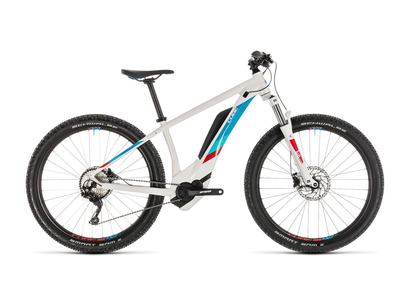 Cube Access Hybrid Pro 500 27.5, white´n´blue - Bild 1