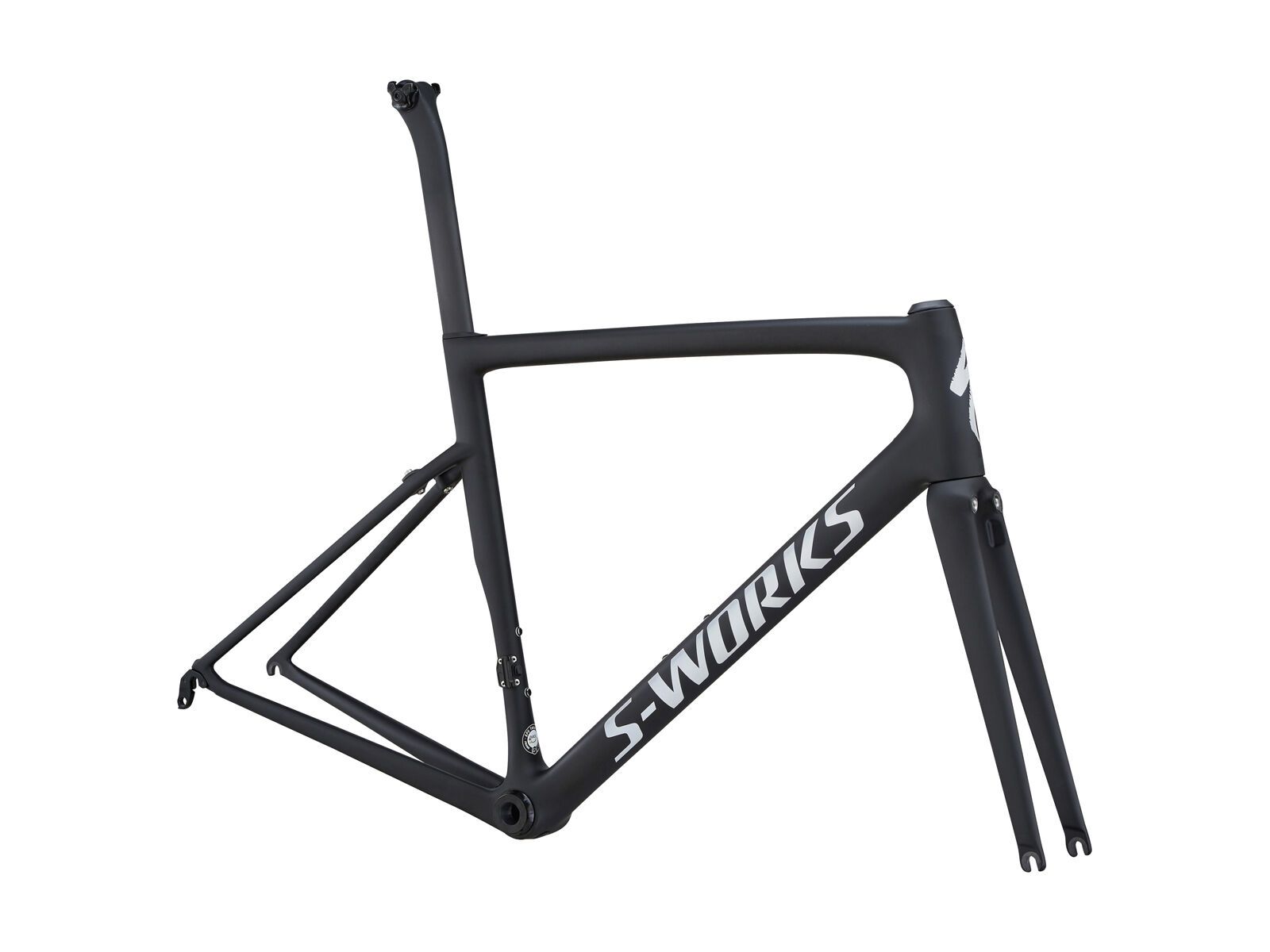 Specialized S-Works Tarmac Ultralight Frameset, ultralight monocoat black/silver reflective clean - Bild 1