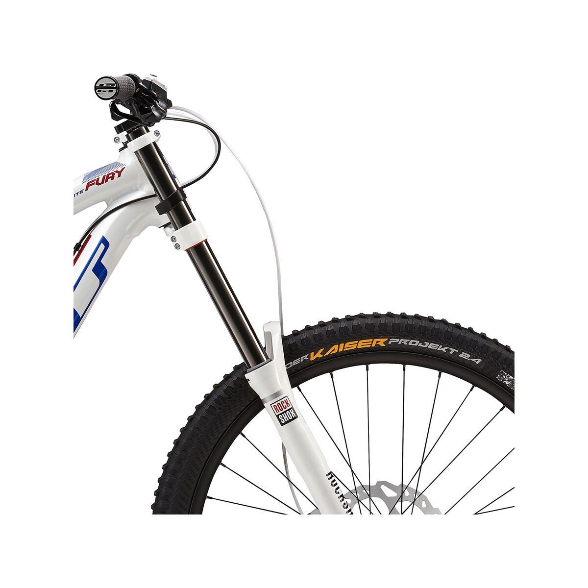 GT Fury Elite 27.5, gloss white/blue/red - Bild 5