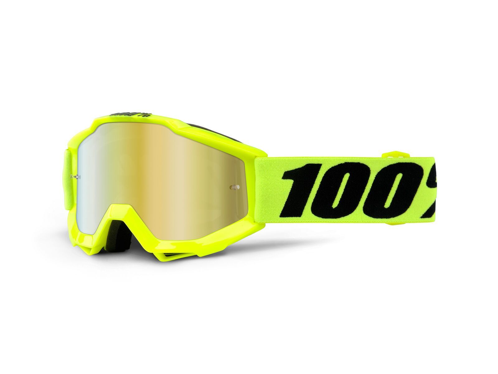 100% Accuri Youth, fluo yellow/Lens: mirror red, clear - Bild 1