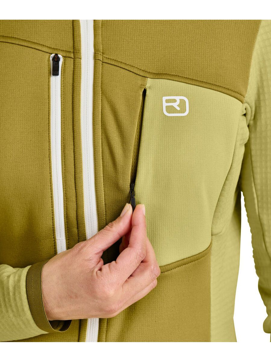 Ortovox Merino Fleece Grid Hoody W, wabisabi - Bild 9