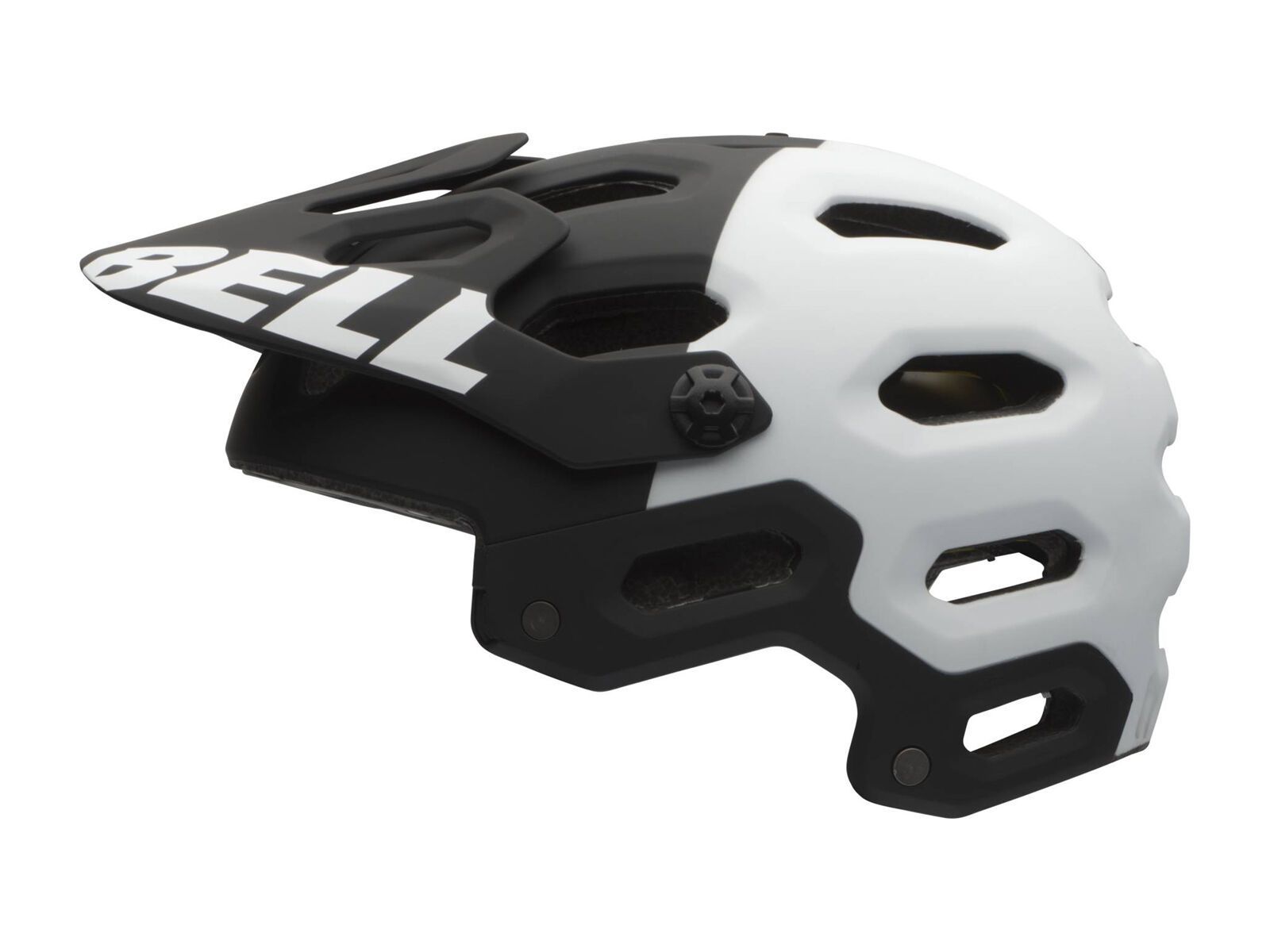 Bell Super 2, matte black/white aggression - Bild 1