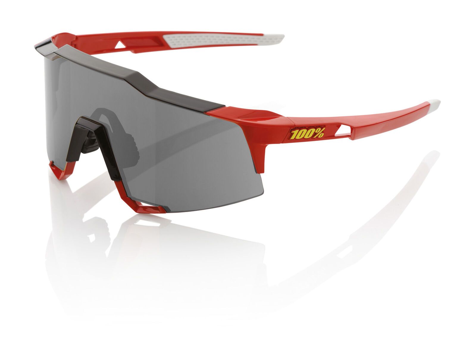 100% Speedcraft, red/Lens: smoke - Bild 1