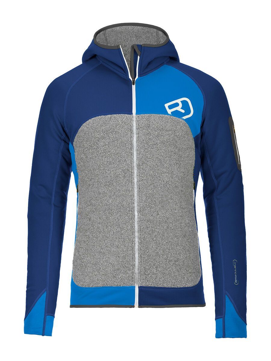 Ortovox Fleece Plus Merino Hoody, strong blue - Bild 1