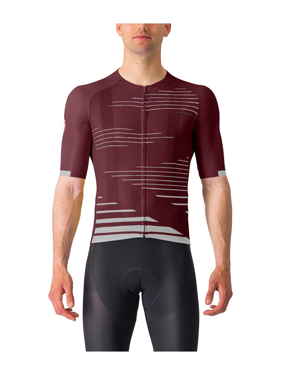 Castelli Climber's 4.0 Jersey deep bordeaux/silver moon M 4524006-625-M