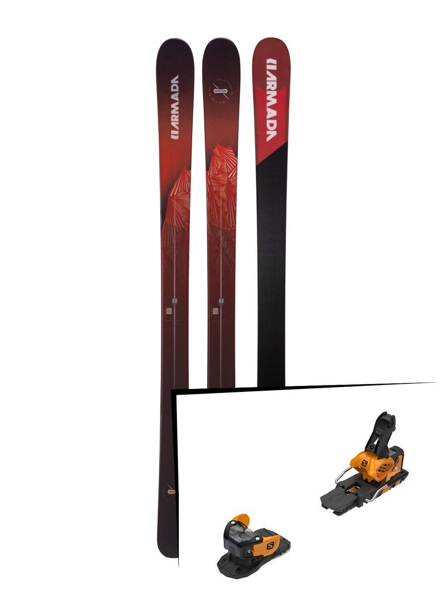 Set: Armada Invictus 95 2019 + Salomon Warden MNC 13 saffron/black - Bild 1