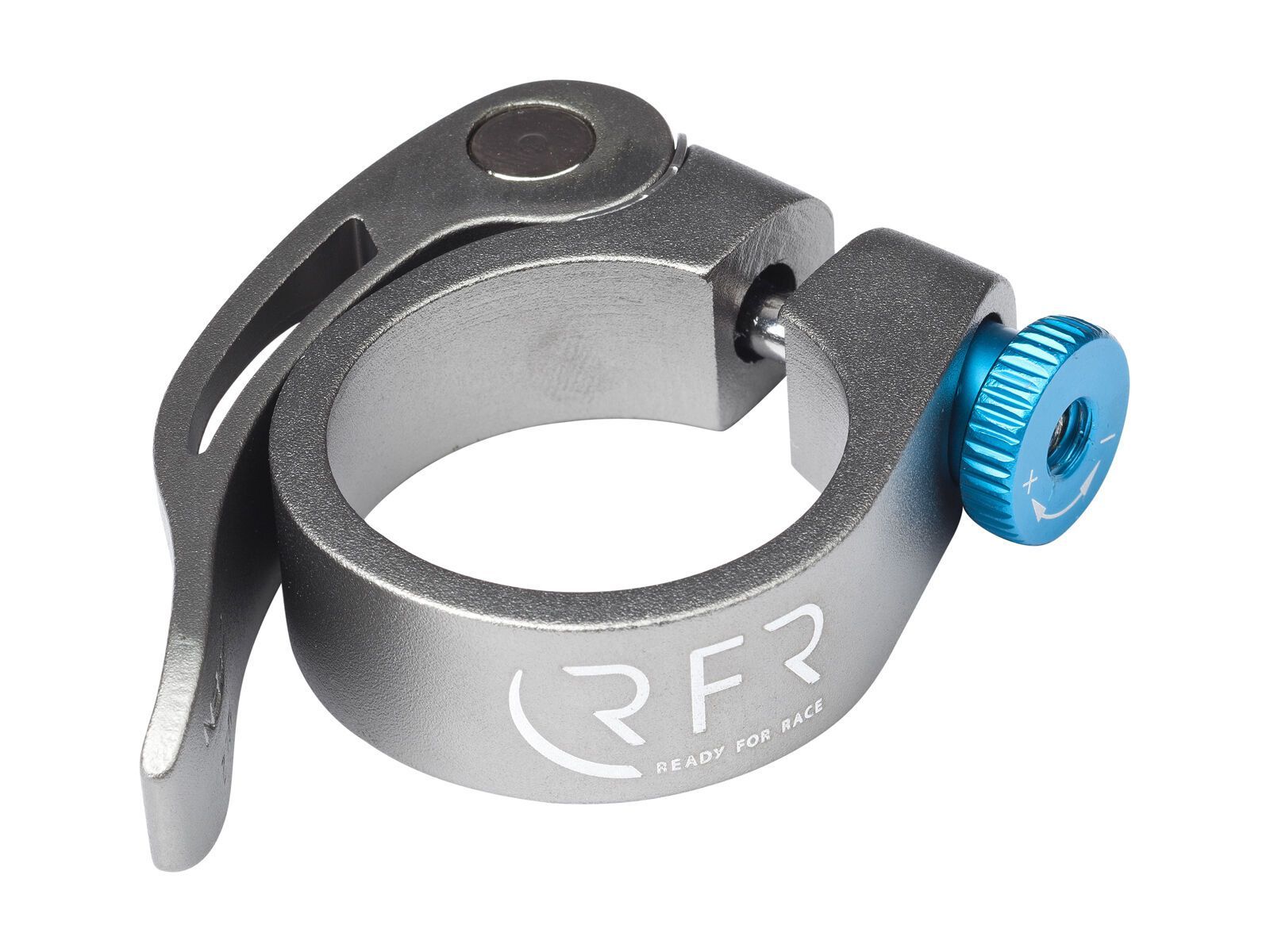 Cube RFR Sattelklemme mit Schnellspanner, grey´n´blue - Bild 1